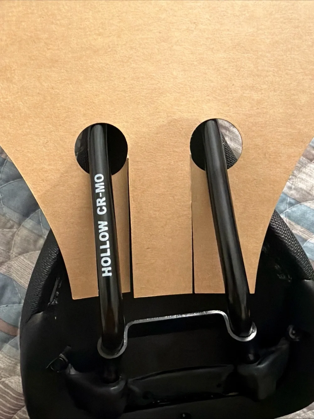 Wolf Graphic Brown & Black Decorative Bmx seat railed Bmx bike saddle